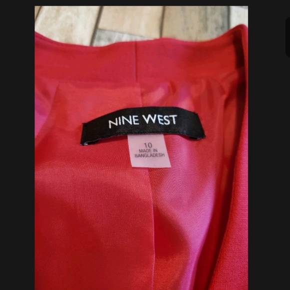 Nine West Women's Solid Ponte Kiss Front Jacket 10 - Picture 9 of 10